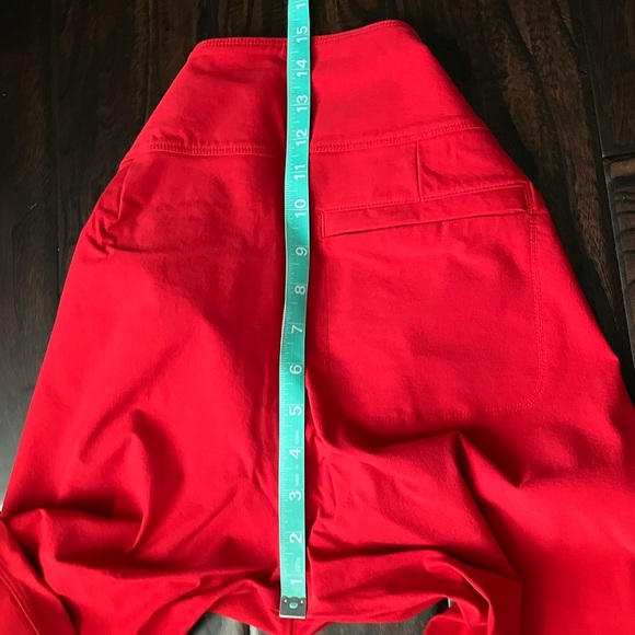 Like New Hibiscus Red Athleta Wander Slim Ankle Pant, Size 8T - Picture 10 of 11